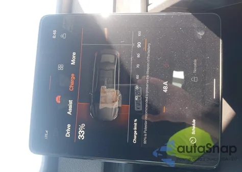 2022 Polestar 2 Long Range Dual Motor z USA, uszkodzony, nr VIN LPSED3KA3NL055025